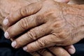 Old man hand Royalty Free Stock Photo