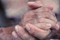 Old man hand Royalty Free Stock Photo