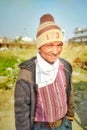 Old man.Happy face of old man.Happy man.Closeup of happy old man smiling at camera. Royalty Free Stock Photo