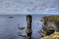 The Old Man of Hoy, a sea stack in Orkney Royalty Free Stock Photo