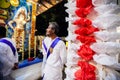 Old man in Kandy Esala Perahera