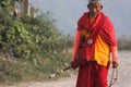 Old man in Chitwan, Nepal