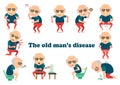 The old man's disease Royalty Free Stock Photo
