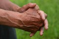 Old manÃÂ´s hands Royalty Free Stock Photo