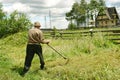 Old man with scythe