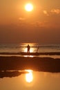 The Old Man and the Sea Royalty Free Stock Photo