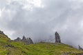 Old man of Storr hike Royalty Free Stock Photo