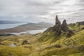 The Old Man of Storr on the Isle of Skye in the Highlands of Scotland Royalty Free Stock Photo