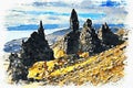 Old Man of Storr on the Isle of Skye