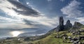 The Old Man Of Storr on the Isle of Skye during sunrise Royalty Free Stock Photo