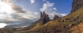 The Old Man Of Storr on the Isle of Skye during sunrise Royalty Free Stock Photo