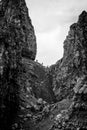 Old Man of Storr, Isle of Skye, with walkers