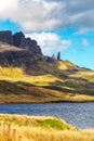 The old man of Storr from Loch Leathan