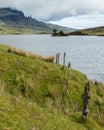 Old Man of Storr from Loch Leathan.