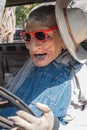 Old man in a truck Royalty Free Stock Photo