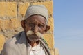 Old man in the Village , the Thar desert, rajasthan, india