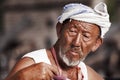 Old man in western China Royalty Free Stock Photo