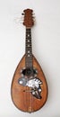 Old mandolin with pearl incrustation Royalty Free Stock Photo