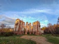Old manor Petrovskoe Alabino Royalty Free Stock Photo