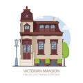 Old Victorian Mansion Building Royalty Free Stock Photo