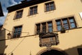 old mansion (kiener house) - riquewihr - france Royalty Free Stock Photo