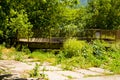 Old manure mine on a abandoned farm in Thuringia, Germany Royalty Free Stock Photo