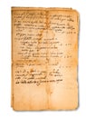 Old manuscripts Royalty Free Stock Photo