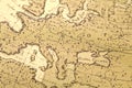 Old map Royalty Free Stock Photo