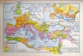 Old Map Of The Roman Empire