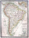 Old Map of South America