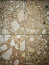 Old marble floor tile texture Royalty Free Stock Photo