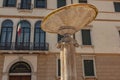 Old marble fountain in Treviso 4 Royalty Free Stock Photo