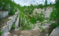 Old marble quarry Royalty Free Stock Photo