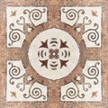 Old marble-stone mosaic texture Royalty Free Stock Photo