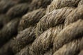 Old marine rope coil Royalty Free Stock Photo