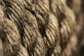 Old marine rope coil Royalty Free Stock Photo