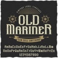 Old Mariner Vintage Poster