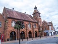 Old Market Hall in the Picturesque Town of Sandbach in South Cheshire England