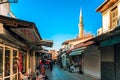 The old market of Komotini, a small area of the shops which dates to the Ottoman era.