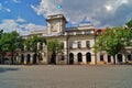 Old market square in Lowicz, Poland Royalty Free Stock Photo