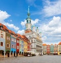 Old market square in Poznan, Poland Royalty Free Stock Photo