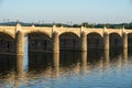 Old Market Street Bridge in Harrisburg, Pennsylvania Royalty Free Stock Photo