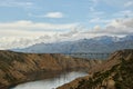 Old Maslenica-bridge Royalty Free Stock Photo