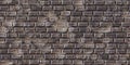 Old masonry rustic brick wall with in grey colors, city facade realistic decoration Royalty Free Stock Photo