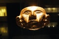 Maya mask made out of gold