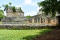 Ancient ruins in the Mayan complex Ek Balam in Yucatan