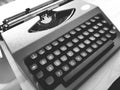 Old Mechanical Typewriter Royalty Free Stock Photo