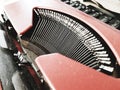 Old Mechanical Typewriter Royalty Free Stock Photo