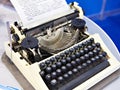 Old mechanical typewriter Royalty Free Stock Photo