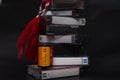 Old Media Stuffs, Old Video Cassette, Old Film reel, Vintage shooting age, India, Bangalore, 2020